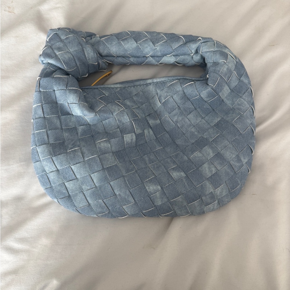 Woven Blue Handbag